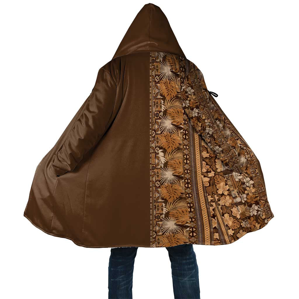 Hawaiian Tribal Elements Hibiscus Cloak Gold Pattern LT9 Unisex Gold - Polynesian Pride