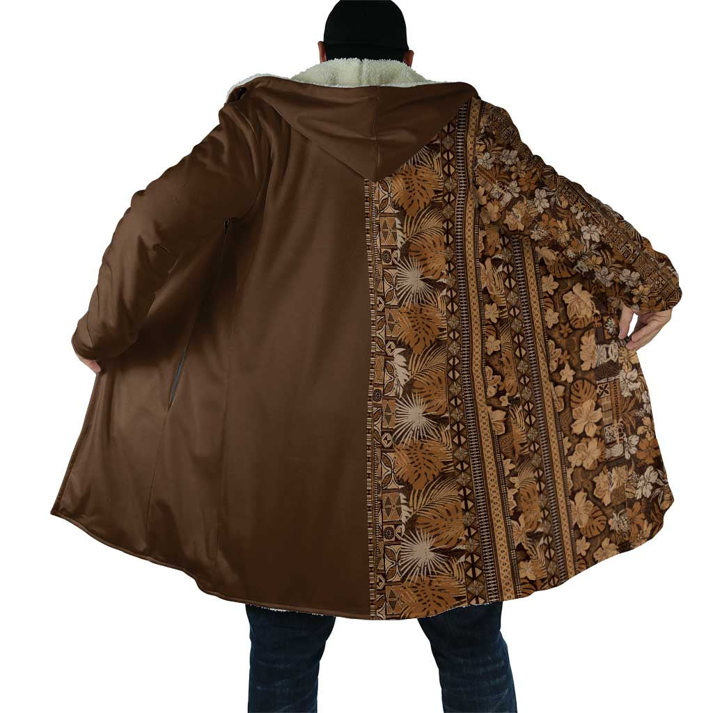 Hawaiian Tribal Elements Hibiscus Cloak Gold Pattern LT9 - Polynesian Pride