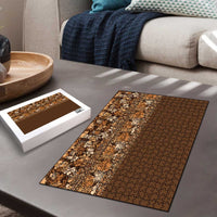 Hawaiian Tribal Elements Hibiscus Puzzle Gold Pattern LT9 - Polynesian Pride