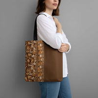 Hawaiian Tribal Elements Hibiscus Tote Bag Gold Pattern LT9 - Polynesian Pride