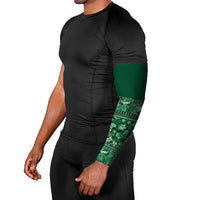 Hawaiian Tribal Elements Hibiscus Arm Sleeves Green Pattern LT9 - Polynesian Pride