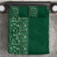 Hawaiian Tribal Elements Hibiscus Bedding Set Green Pattern LT9 Green - Polynesian Pride