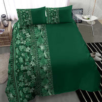 Hawaiian Tribal Elements Hibiscus Bedding Set Green Pattern LT9 - Polynesian Pride