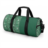 Hawaiian Tribal Elements Hibiscus Duffle Bag Green Pattern LT9 - Polynesian Pride