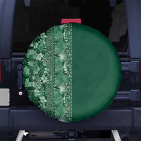 Hawaiian Tribal Elements Hibiscus Spare Tire Cover Green Pattern LT9 No hole Green - Polynesian Pride