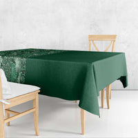 Hawaiian Tribal Elements Hibiscus Tablecloth Green Pattern LT9 - Polynesian Pride