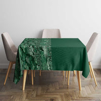 Hawaiian Tribal Elements Hibiscus Tablecloth Green Pattern LT9 - Polynesian Pride