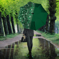 Hawaiian Tribal Elements Hibiscus Umbrella Green Pattern LT9 - Polynesian Pride