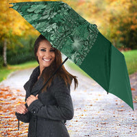 Hawaiian Tribal Elements Hibiscus Umbrella Green Pattern LT9 - Polynesian Pride