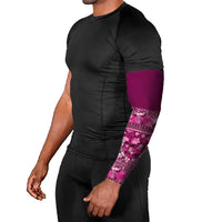 Hawaiian Tribal Elements Hibiscus Arm Sleeves Pink Pattern LT9 - Polynesian Pride