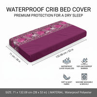 Hawaiian Tribal Elements Hibiscus Baby Bed Cover Pink Pattern LT9 - Polynesian Pride