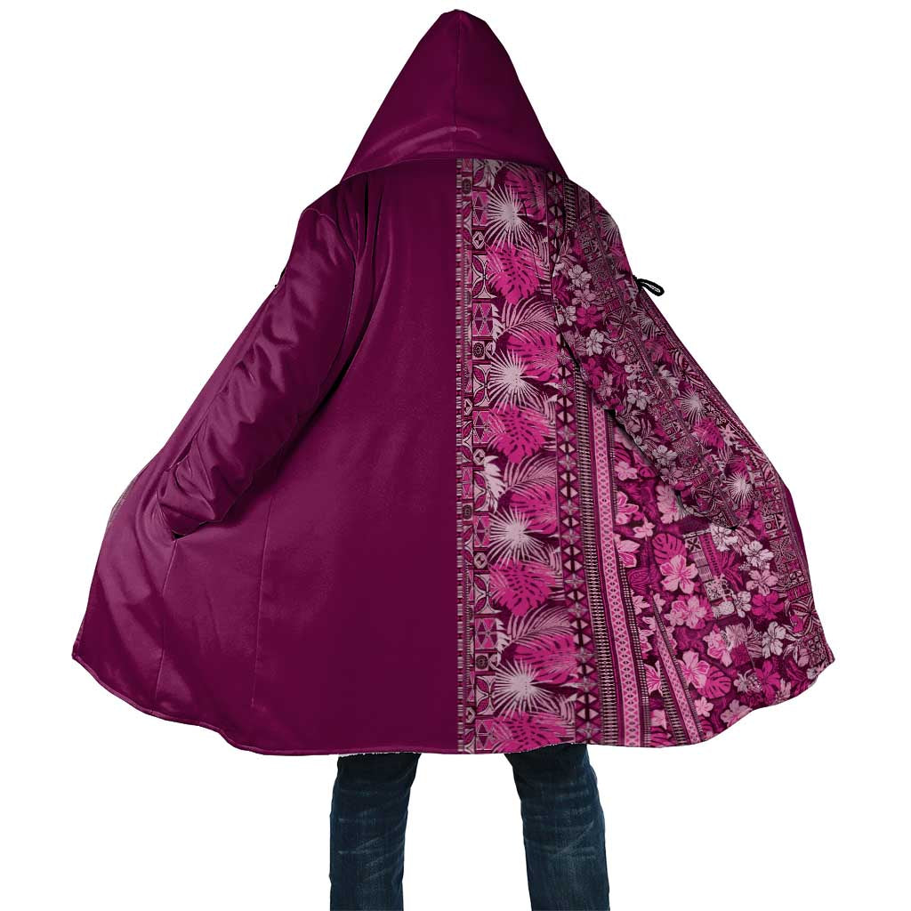 Hawaiian Tribal Elements Hibiscus Cloak Pink Pattern LT9 Unisex Pink - Polynesian Pride