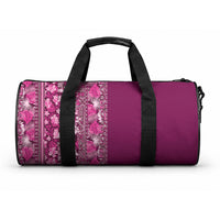 Hawaiian Tribal Elements Hibiscus Duffle Bag Pink Pattern LT9 One size Pink - Polynesian Pride