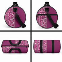 Hawaiian Tribal Elements Hibiscus Duffle Bag Pink Pattern LT9 - Polynesian Pride