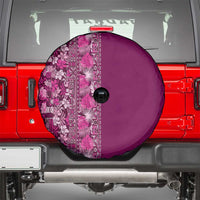 Hawaiian Tribal Elements Hibiscus Spare Tire Cover Pink Pattern LT9 - Polynesian Pride