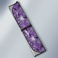 Hawaiian Tribal Elements Hibiscus Auto Sun Shade Purple Pattern LT9 - Polynesian Pride