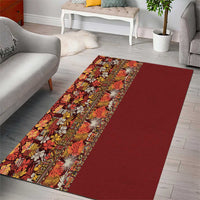 Hawaiian Tribal Elements Hibiscus Area Rug Red Pattern LT9 - Polynesian Pride