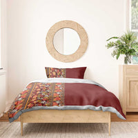 Hawaiian Tribal Elements Hibiscus Bedding Set Red Pattern LT9 - Polynesian Pride