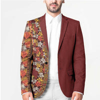 Hawaiian Tribal Elements Hibiscus Blazer Red Pattern LT9 - Polynesian Pride