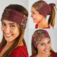 Hawaiian Tribal Elements Hibiscus Neck Gaiter Red Pattern LT9 - Polynesian Pride