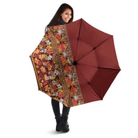 Hawaiian Tribal Elements Hibiscus Umbrella Red Pattern LT9 - Polynesian Pride