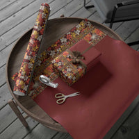Hawaiian Tribal Elements Hibiscus Wrapping Paper Red Pattern LT9 - Polynesian Pride