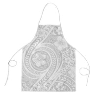 Lotu Tamaiti Samoan Polynesian Tribal Apron LT9 White - Polynesian Pride