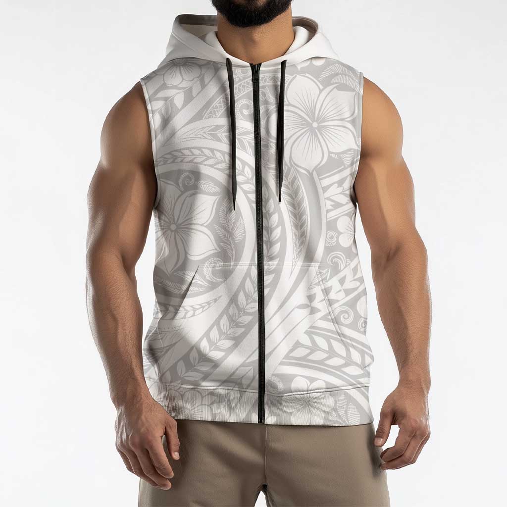 Lotu Tamaiti Samoan Polynesian Tribal Sleeveless Zip Hoodie LT9 - Polynesian Pride