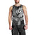 Polynesia Men Tank Top Whale Tale and Polynesian Sunset Plumeria Black LT9 - Polynesian Pride