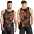 Polynesia Men Tank Top Whale Tale and Polynesian Sunset Plumeria Gold LT9 - Polynesian Pride