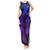 Polynesia Tank Maxi Dress Whale Tale and Polynesian Sunset Plumeria Purple LT9 Women Purple - Polynesian Pride