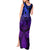 Polynesia Tank Maxi Dress Whale Tale and Polynesian Sunset Plumeria Purple LT9 - Polynesian Pride