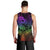 Polynesia Men Tank Top Whale Tale and Polynesian Sunset Plumeria Rainbow LT9 - Polynesian Pride