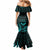 FSM Chuuk States Mermaid Dress Micronesia Vintage Polynesian Tribal Aqua Version LT9 - Polynesian Pride