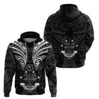 FSM Chuuk States Hoodie Micronesia Vintage Polynesian Tribal Black Version LT9 - Polynesian Pride