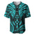 FSM Kosrae States Baseball Jersey Micronesia Vintage Polynesian Tribal Aqua Version LT9 Aqua - Polynesian Pride