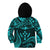 FSM Kosrae States Kid Hoodie Micronesia Vintage Polynesian Tribal Aqua Version LT9 - Polynesian Pride