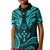 FSM Kosrae States Kid Polo Shirt Micronesia Vintage Polynesian Tribal Aqua Version LT9 Kid Aqua - Polynesian Pride