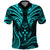 FSM Kosrae States Polo Shirt Micronesia Vintage Polynesian Tribal Aqua Version LT9 Aqua - Polynesian Pride