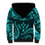 FSM Kosrae States Sherpa Hoodie Micronesia Vintage Polynesian Tribal Aqua Version LT9 - Polynesian Pride