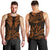 FSM Kosrae States Men Tank Top Micronesia Vintage Polynesian Tribal Gold Version LT9 - Polynesian Pride