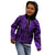 FSM Kosrae States Kid Hoodie Micronesia Vintage Polynesian Tribal Purple Version LT9 - Polynesian Pride