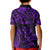 FSM Kosrae States Kid Polo Shirt Micronesia Vintage Polynesian Tribal Purple Version LT9 - Polynesian Pride