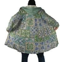 Mele Kalikimaka Hawaii Christmas Cloak Omaomao Seamless Floral Motif LT9 - Polynesian Pride