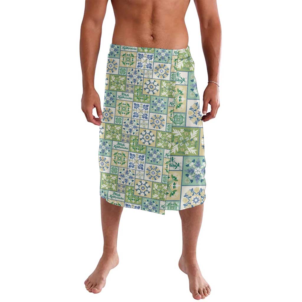 Mele Kalikimaka Hawaii Christmas Lavalava Omaomao Seamless Floral Motif LT9 Green - Polynesian Pride