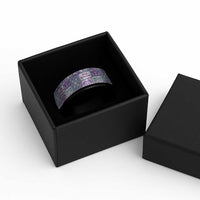Mele Kalikimaka Hawaii Christmas Spinner Ring Poni Seamless Floral Motif LT9 - Polynesian Pride