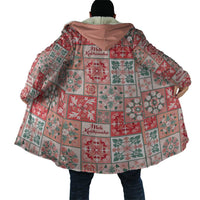 Mele Kalikimaka Hawaii Christmas Cloak Ulaula Seamless Floral Motif LT9 - Polynesian Pride