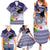 American Samoa Bald Eagle Family Matching Summer Maxi Dress and Hawaiian Shirt Polynesian Tropical Flowers