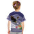 American Samoa Bald Eagle Kid T Shirt Polynesian Tropical Flowers