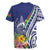 New Caledonia Kagu Bird Rugby Jersey Polynesian Tropical Flowers